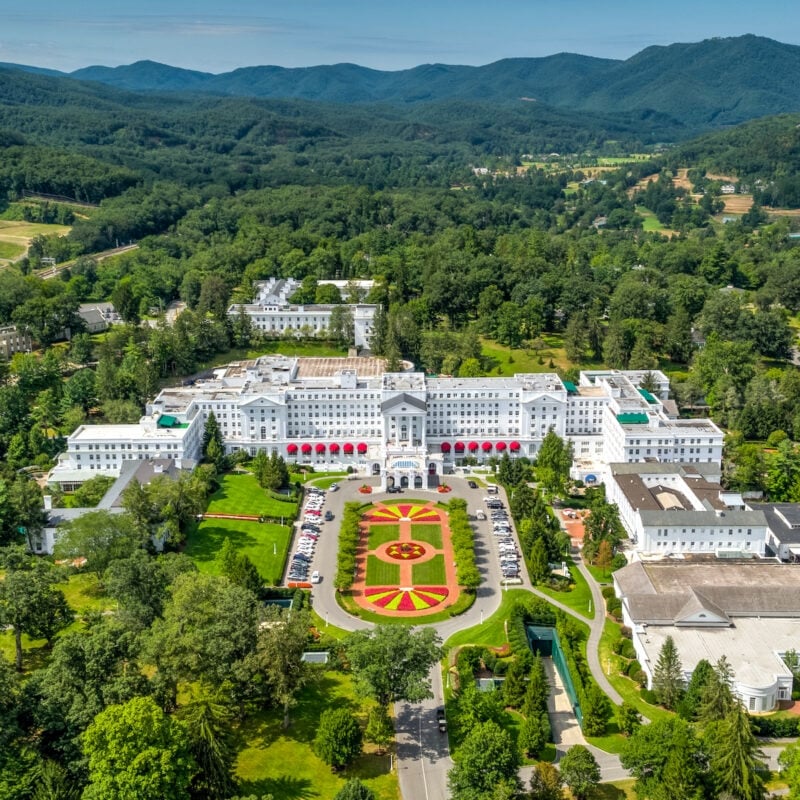 Aerial view of greenbrier
