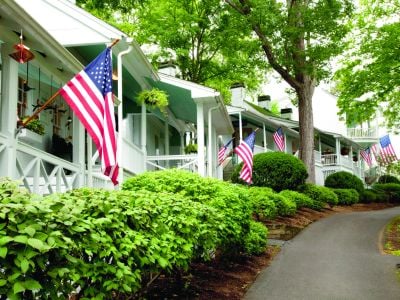 street-with-flags-greenery