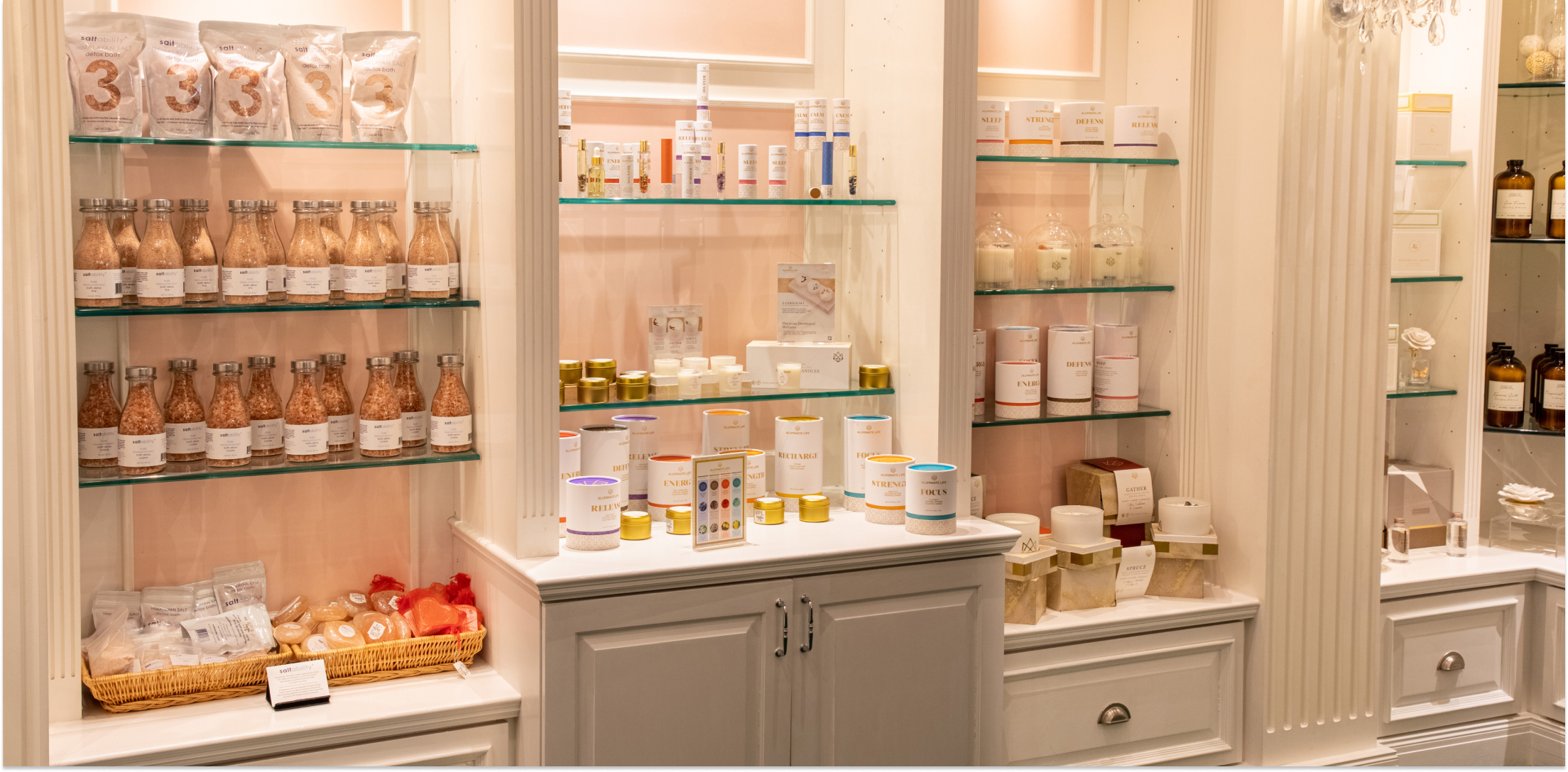 products in a boutique