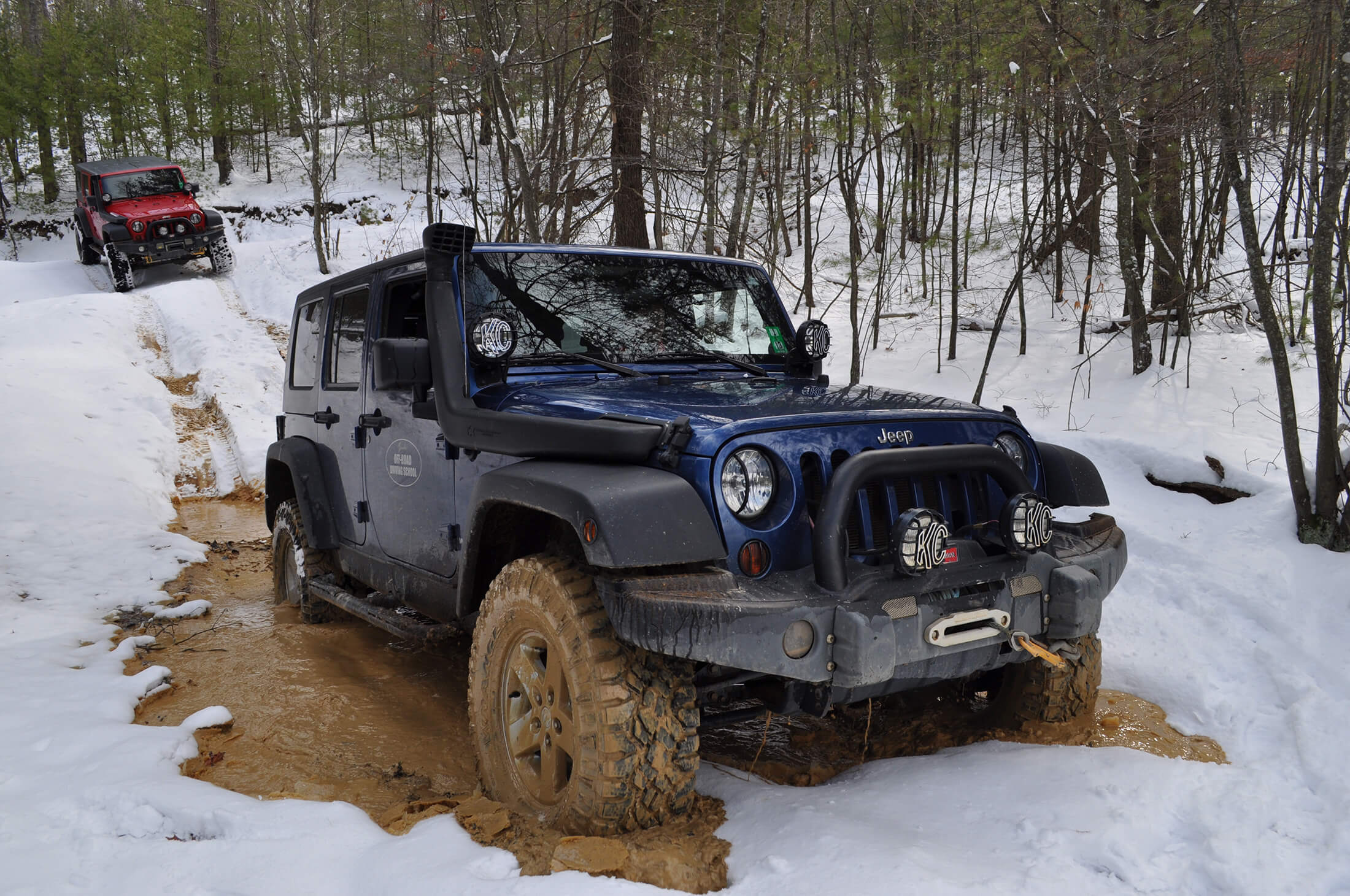 Jeep Driving Adventure Snow