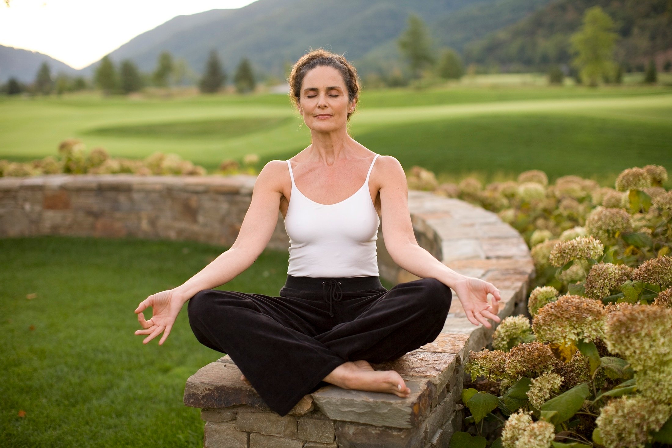 woman-meditating-outside