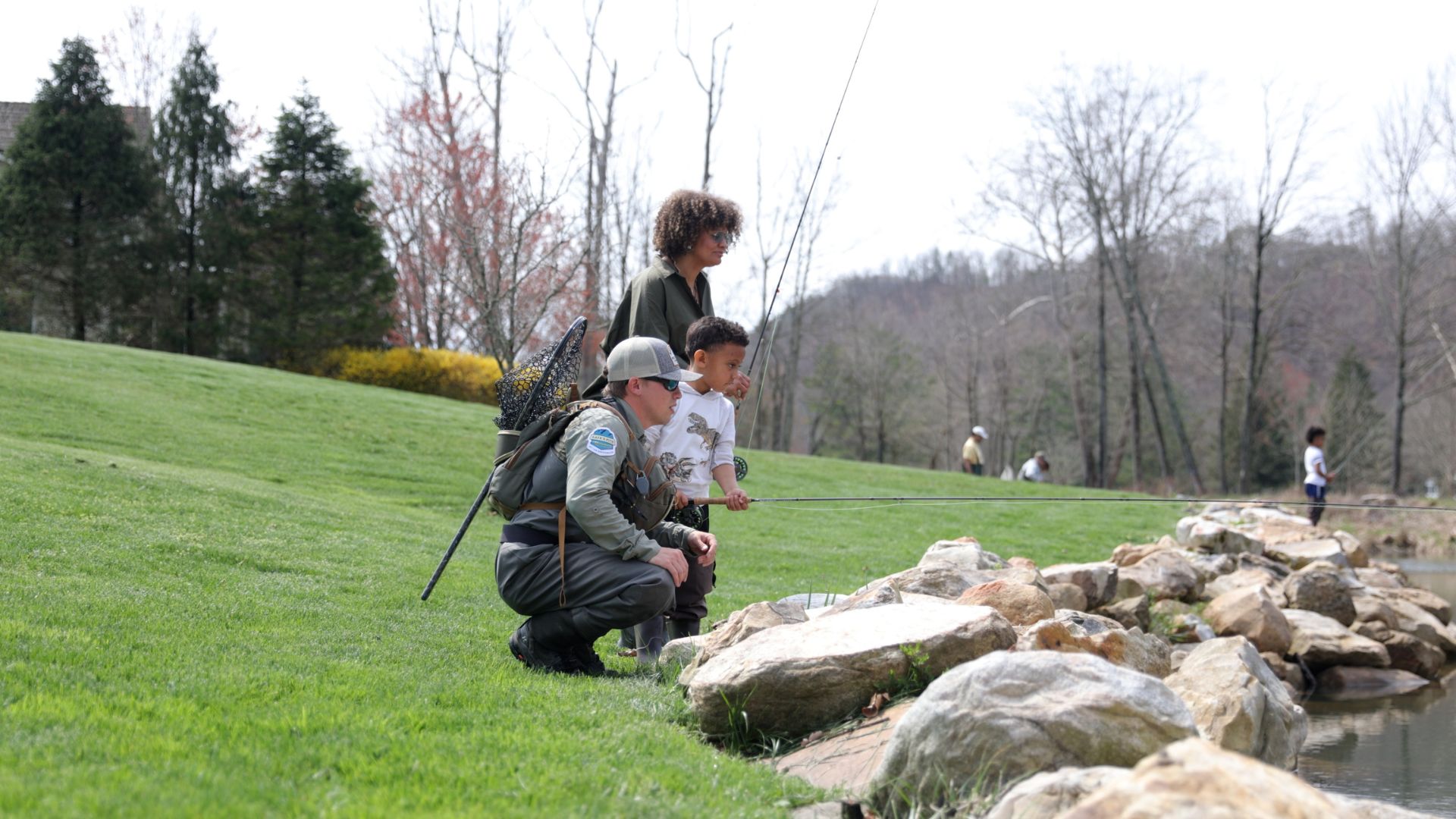 Children Fishing