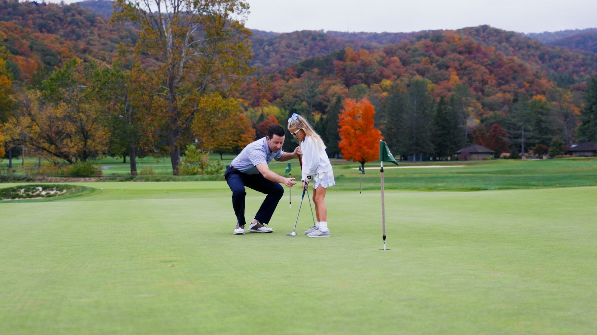 Child Golfing